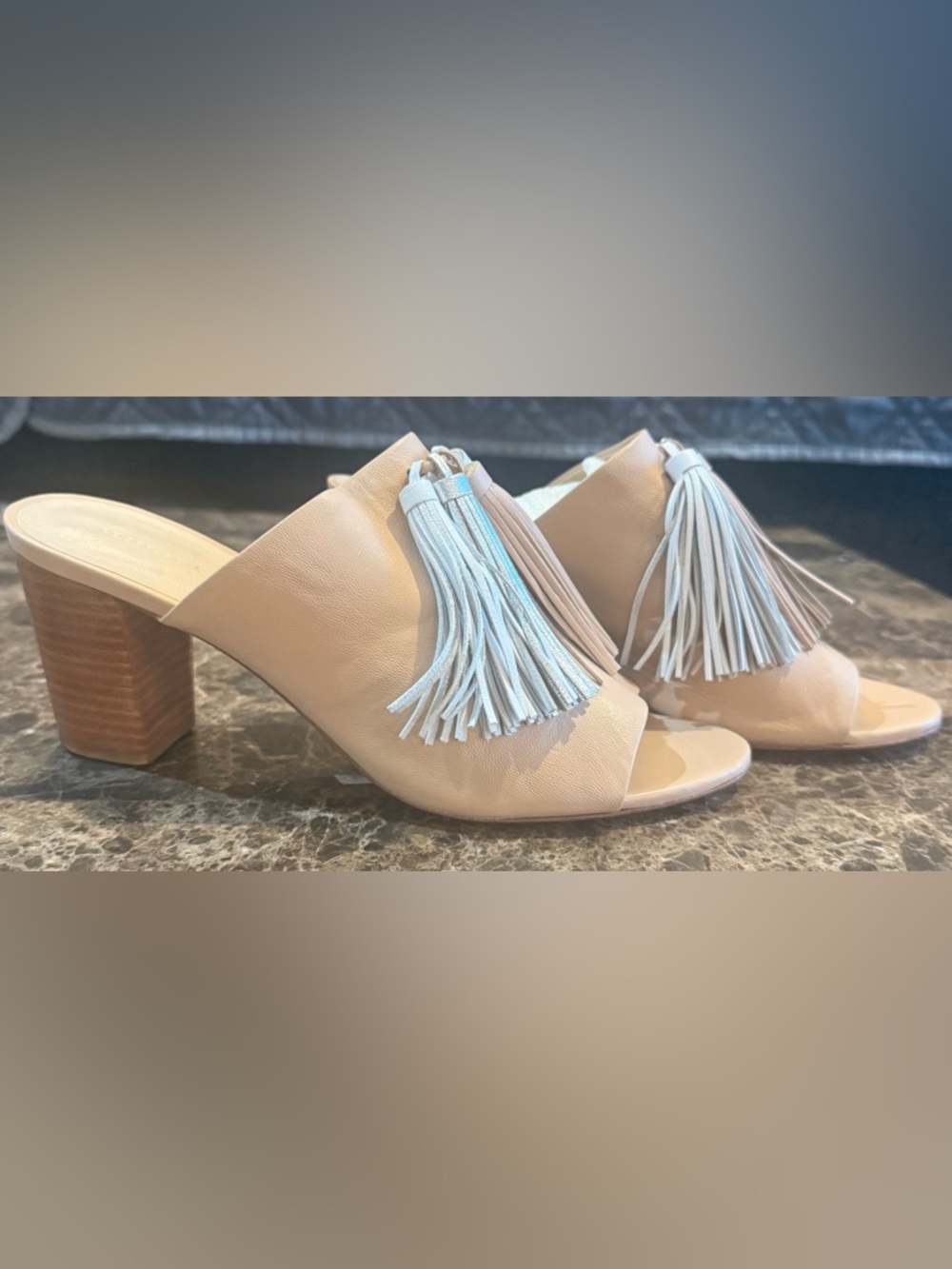 Loeffler Randall. Cleo Tassel Mule. Wheat. Size 8.5. - Picture 11 of 11